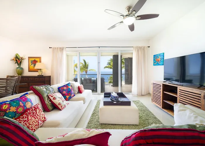 Beachfront With Tub, 3 Bedroom & Pool - At Mareazul Corazon Hébergement de vacances
